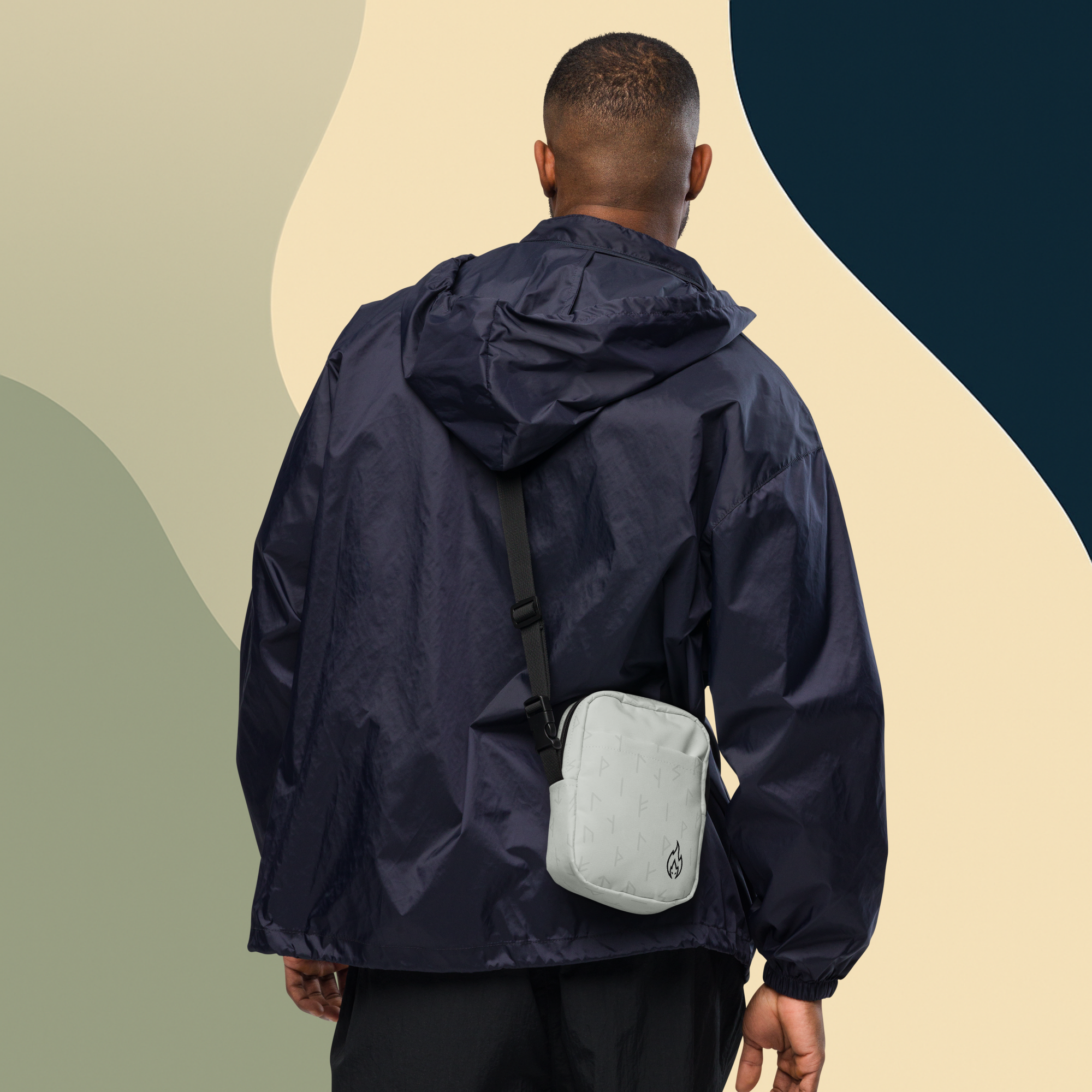Extinguished Hollow Flame Utility Crossbody Bag