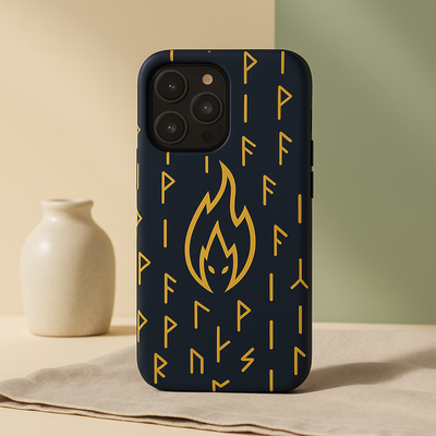Extinguished Hollow Flame MagSafe® tough case for iPhone®