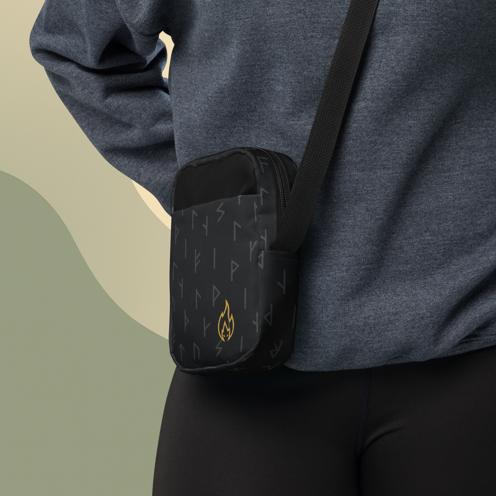Extinguished Hollow Flame Utility Crossbody Bag