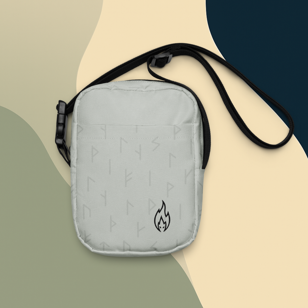 Extinguished Hollow Flame Utility Crossbody Bag