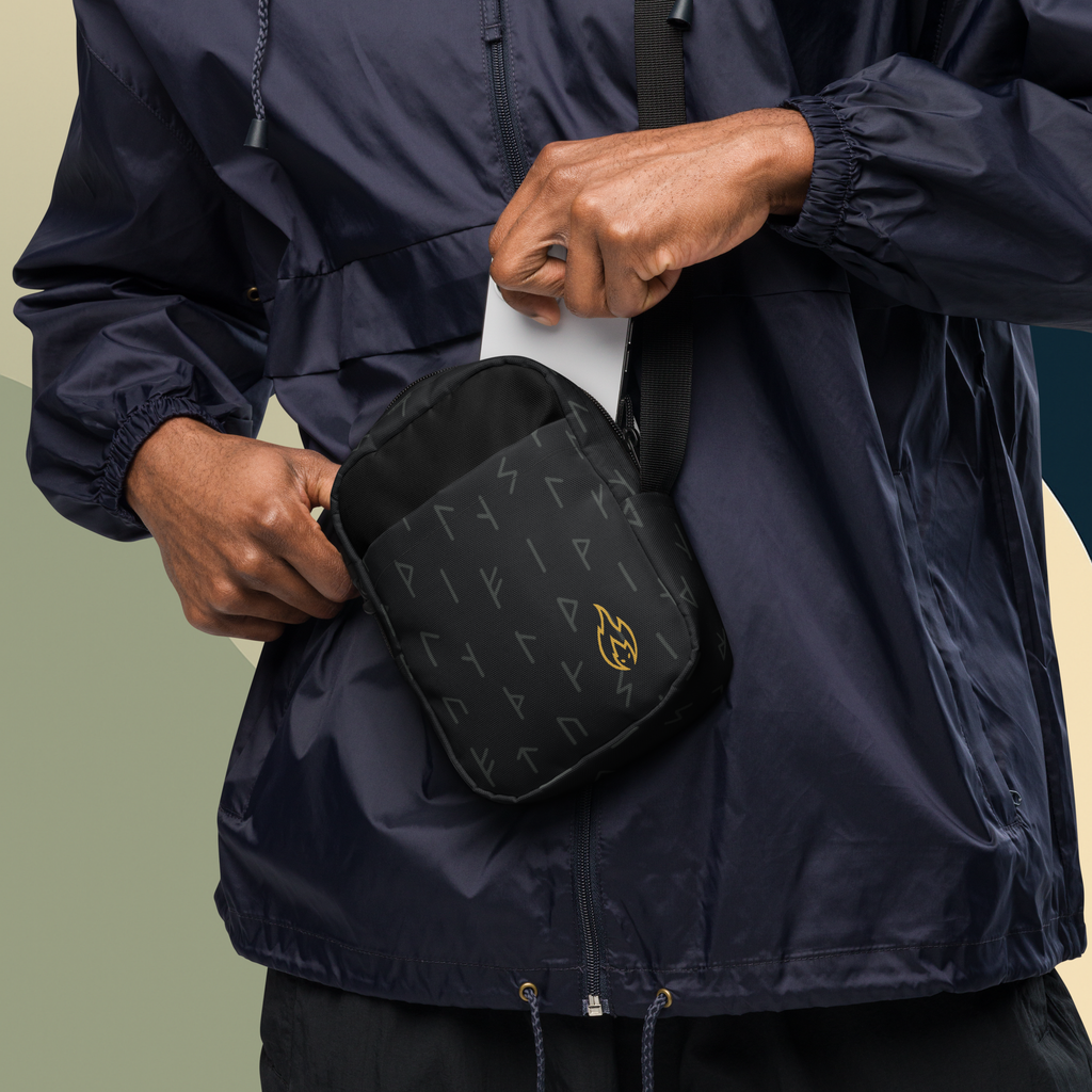 Extinguished Hollow Flame Utility Crossbody Bag