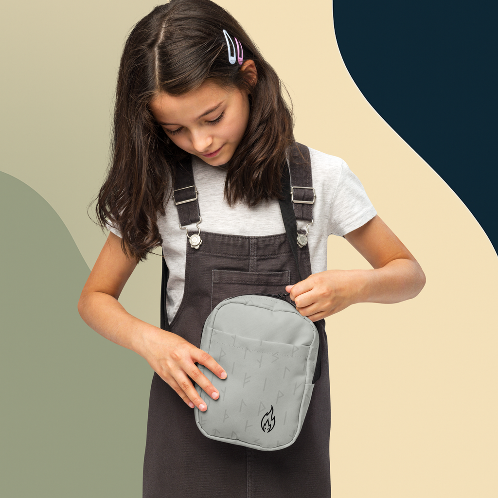 Extinguished Hollow Flame Utility Crossbody Bag