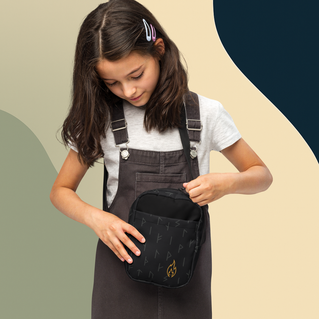 Extinguished Hollow Flame Utility Crossbody Bag