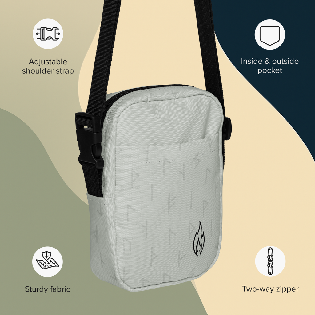 Extinguished Hollow Flame Utility Crossbody Bag