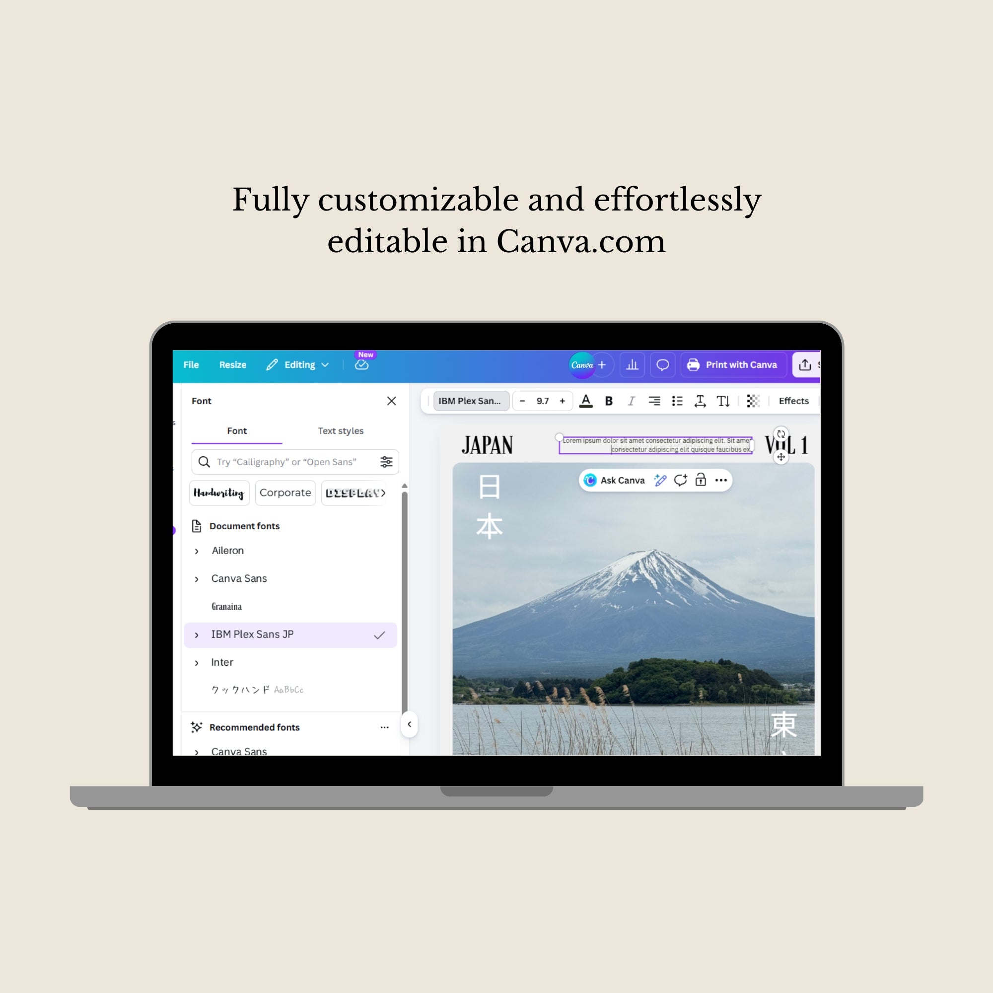 Digital Travel Magazine Template