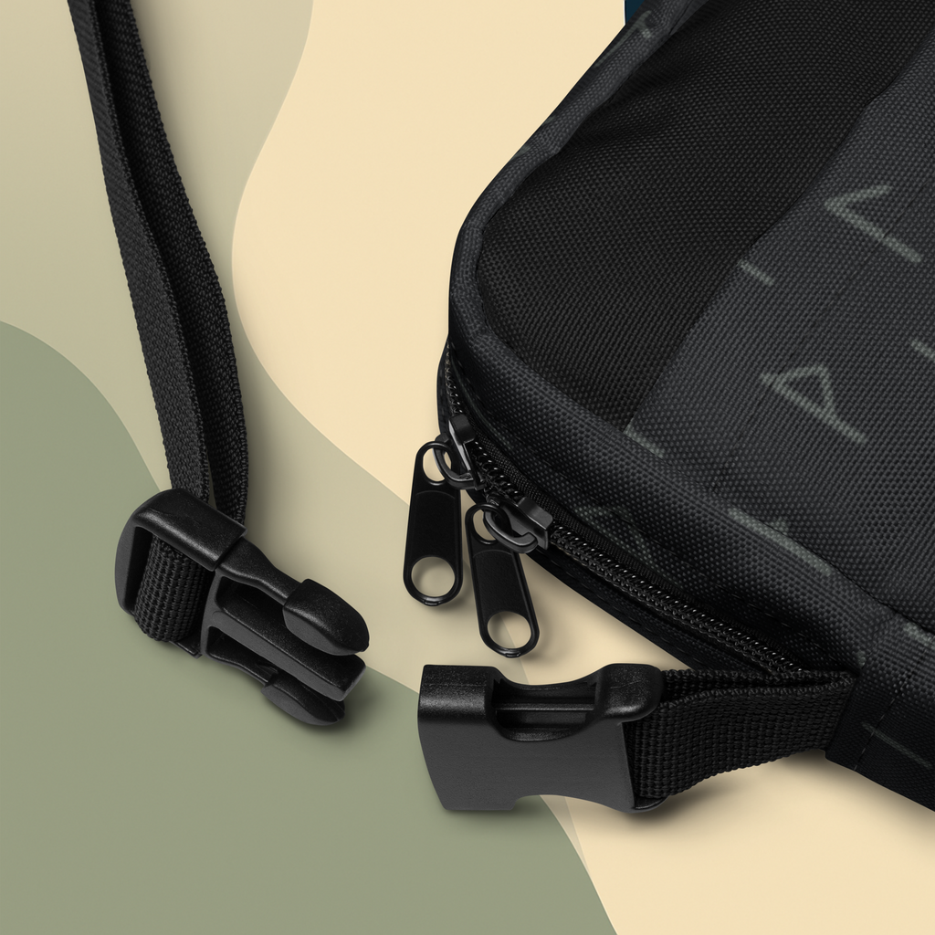 Extinguished Hollow Flame Utility Crossbody Bag