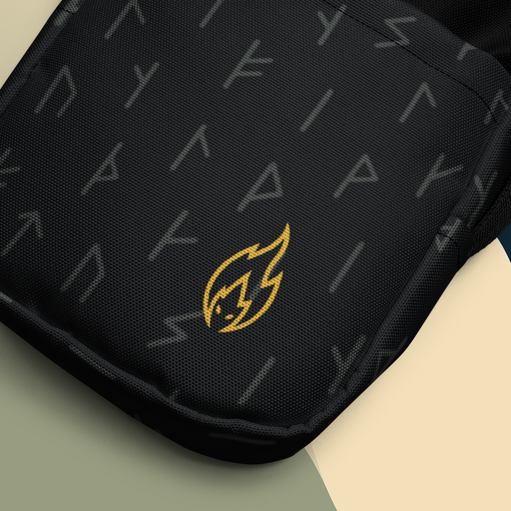 Extinguished Hollow Flame Utility Crossbody Bag