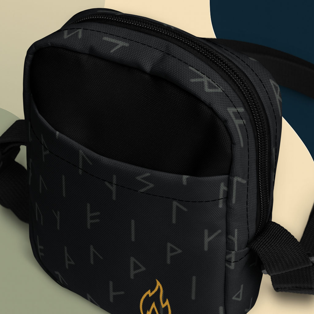 Extinguished Hollow Flame Utility Crossbody Bag