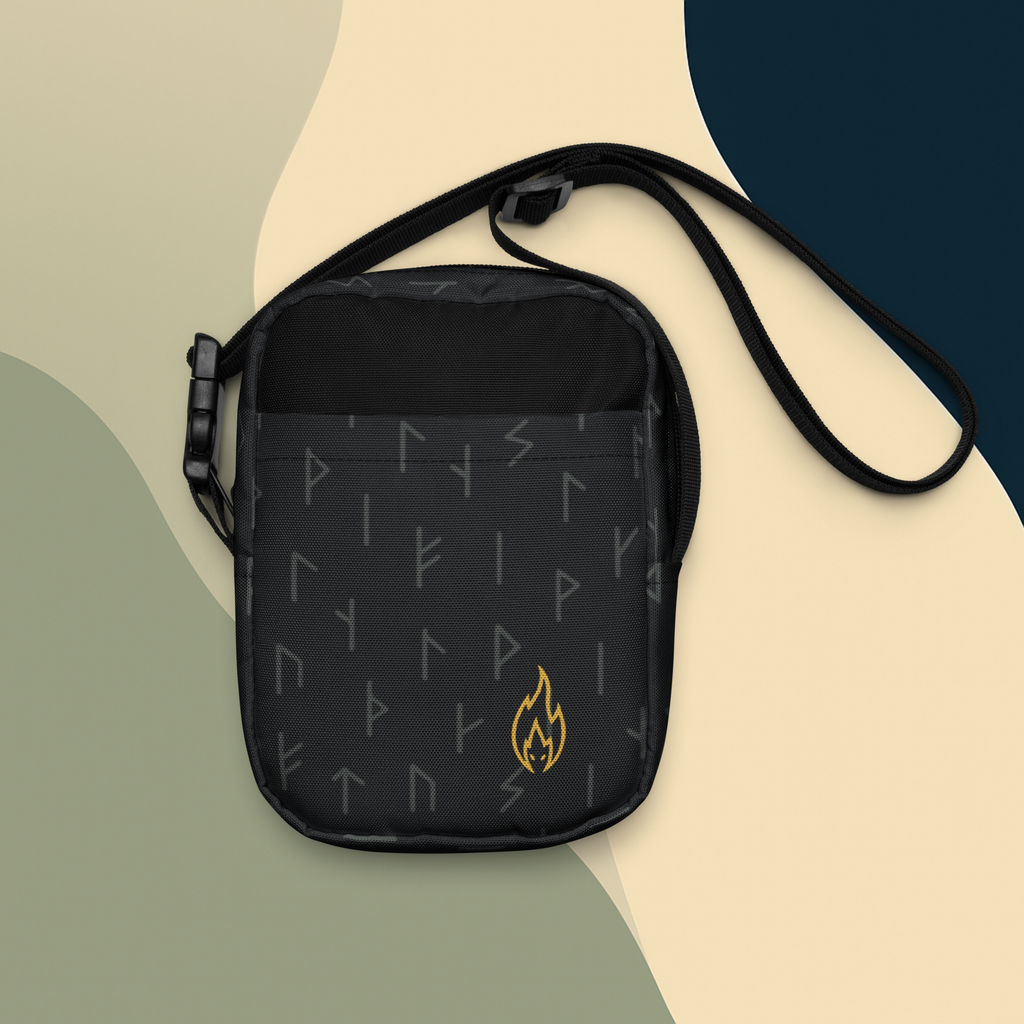Extinguished Hollow Flame Utility Crossbody Bag
