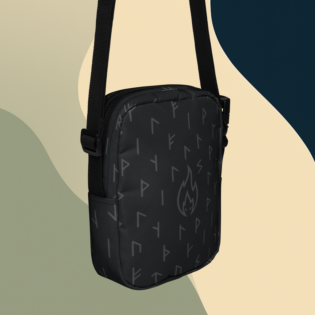 Extinguished Hollow Flame Utility Crossbody Bag