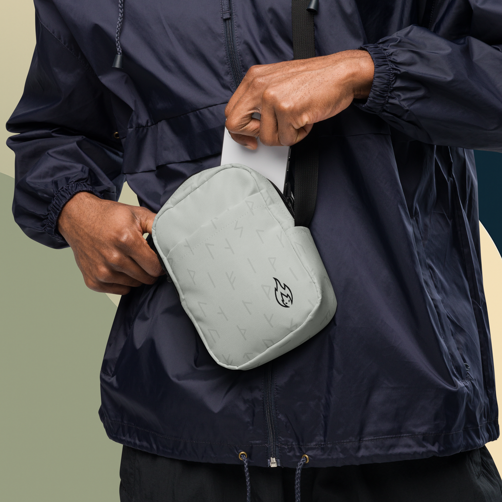 Extinguished Hollow Flame Utility Crossbody Bag