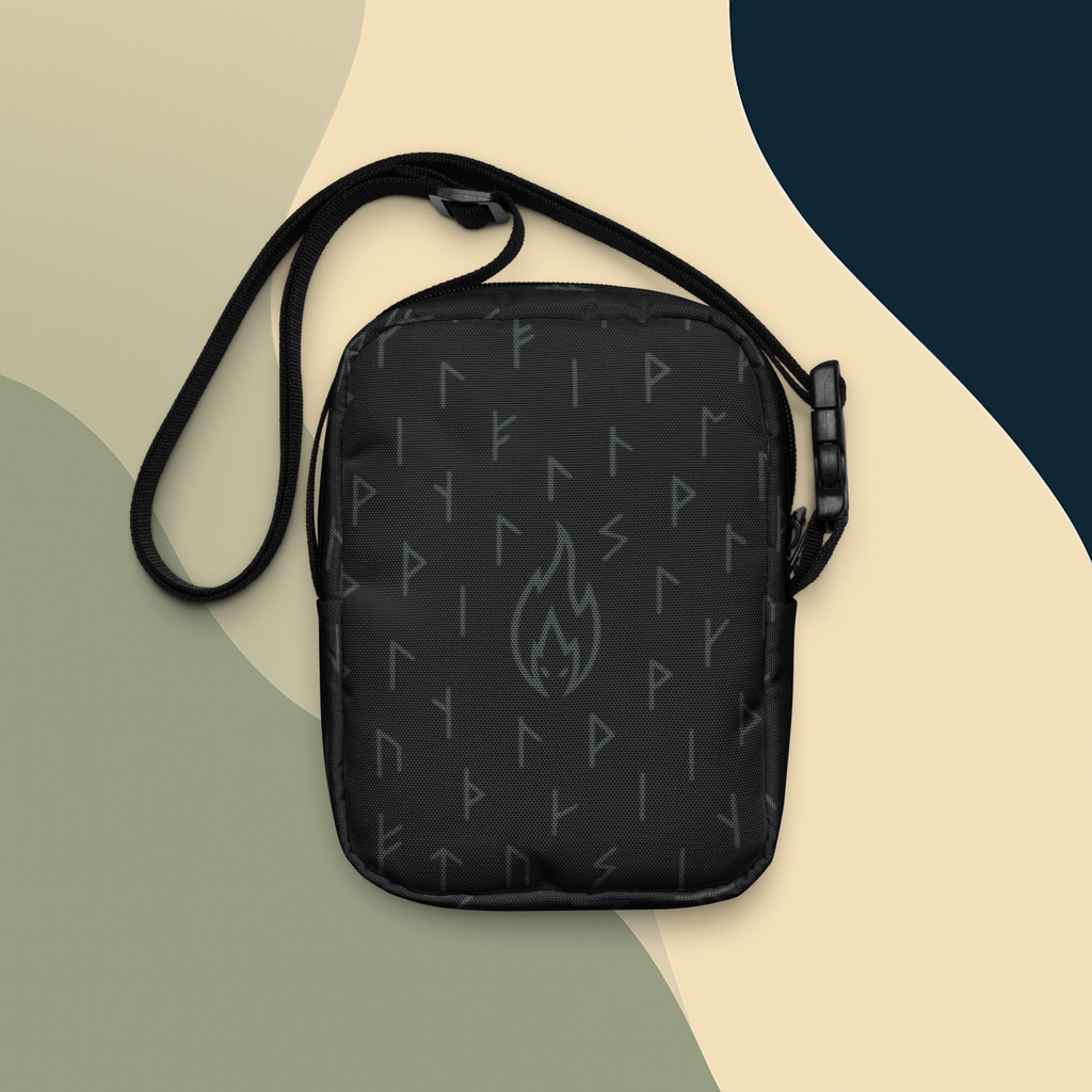 Extinguished Hollow Flame Utility Crossbody Bag
