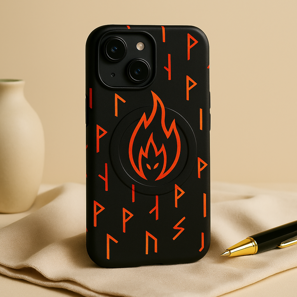 Extinguished Hollow Flame MagSafe® tough case for iPhone®