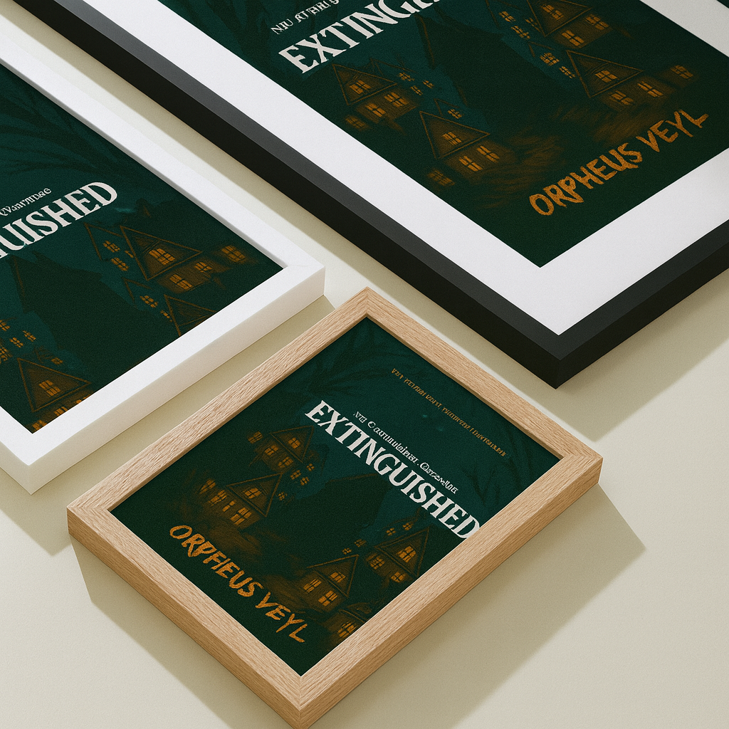 Extinguished Framed Poster by Orpheus Veyl