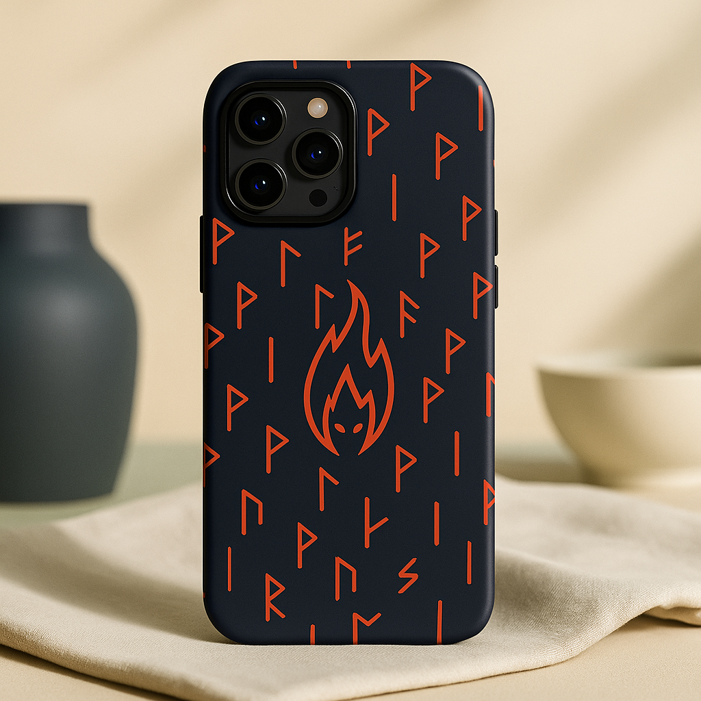 Extinguished Hollow Flame MagSafe® tough case for iPhone®