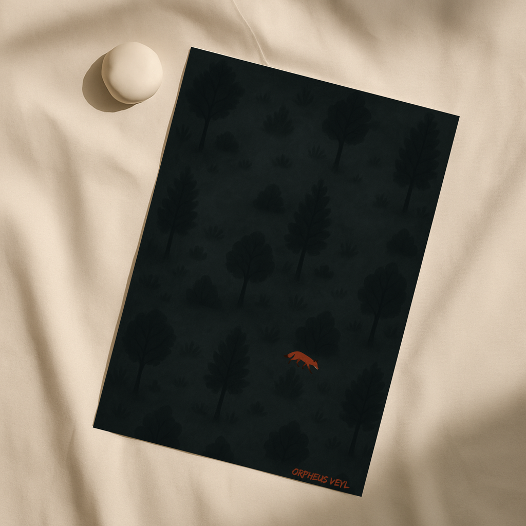 The Lone Fox Poster by Orpheus Veyl